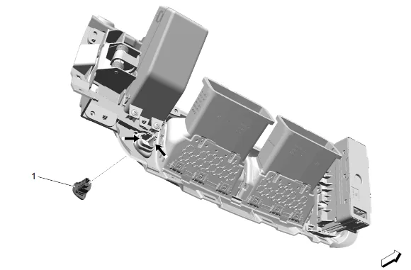 Hazard Warning Switch Replacement — figure 6