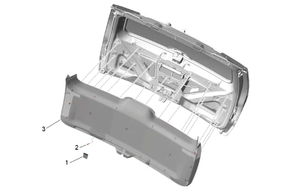 Liftgate Window Latch Replacement — figure 4
