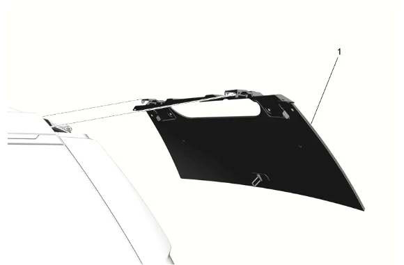 Rear Compartment Lift Window Replacement — figure 17