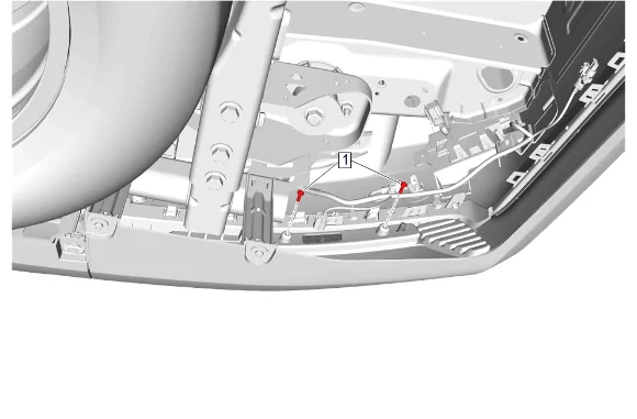 Rear Fascia Lower Signal Lamp Replacement — figure 1