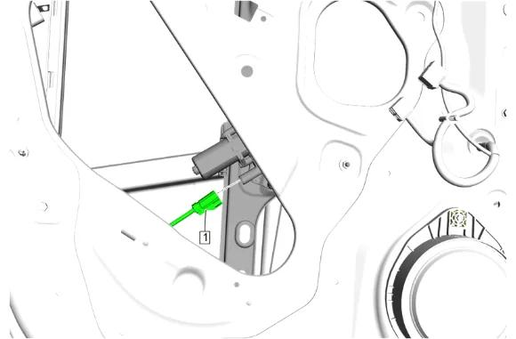 Rear Side Door Window Regulator Replacement — figure 4