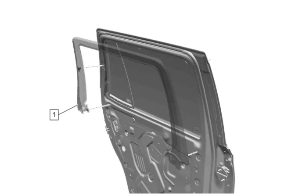 Rear Side Door Window Replacement — figure 2