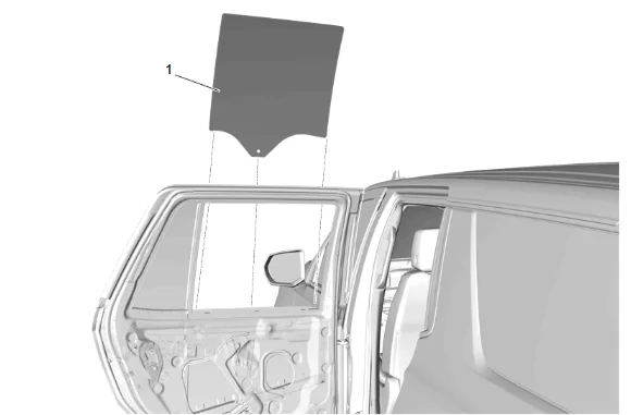 Rear Side Door Window Replacement — figure 12