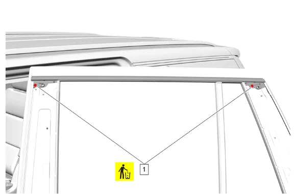 Rear Side Door Window Upper Reveal Molding Replacement — figure 6