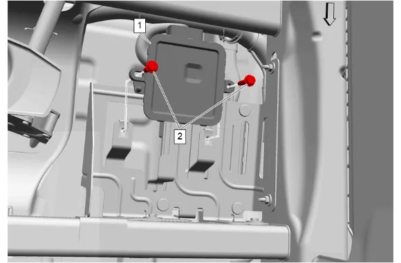 Trailer Brake Control Module Replacement — figure 2