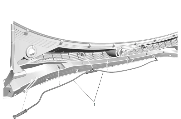 Windshield Washer Nozzle Hose Replacement — figure 5