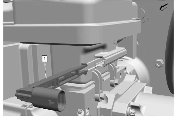 Brake Fluid Level Indicator Switch Replacement — figure 2
