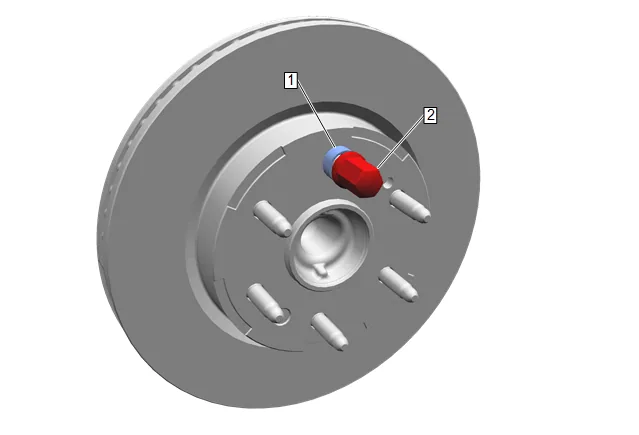 Brake Rotor Assembled Lateral Runout Correction - Indexing — figure 1