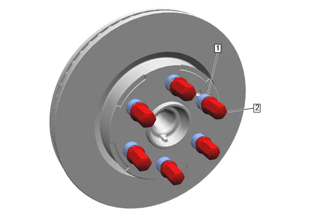 Brake Rotor Assembled Lateral Runout Correction - Indexing — figure 2