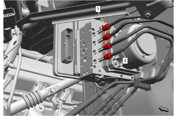 Front and Rear Brake Pipe Replacement — figure 2