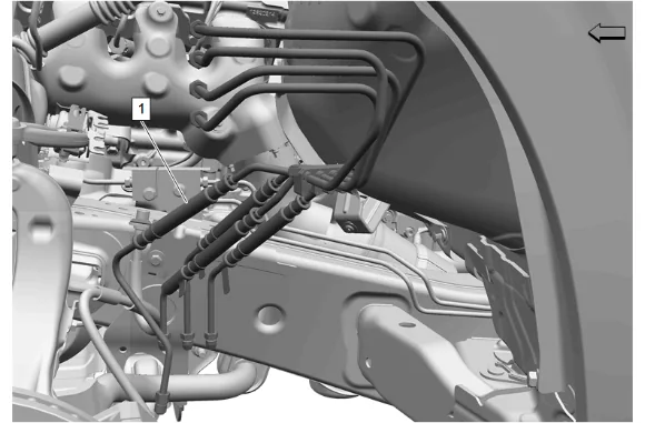 Front and Rear Brake Pipe Replacement — figure 4