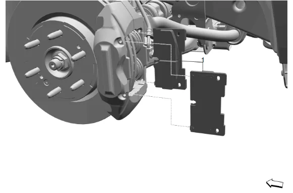 Front Brake Caliper Replacement (J61) — figure 6