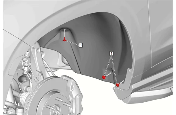 Front Brake Crossover Pipe Connector Replacement — figure 5