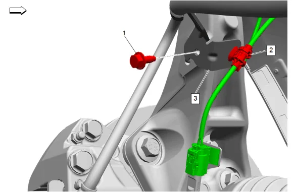 Front Brake Hose Replacement (J61) — figure 1