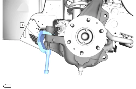 Front Brake Shield Replacement (4WD with Z56) — figure 9