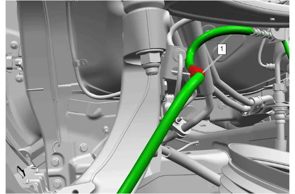 Front Wheel Speed Sensor Replacement - Right Side — figure 2