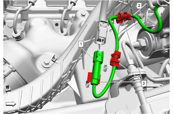 Front Wheel Speed Sensor Replacement - Right Side — figure 5