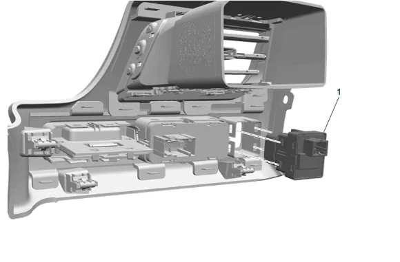 Parking Brake Control Switch Replacement — figure 5