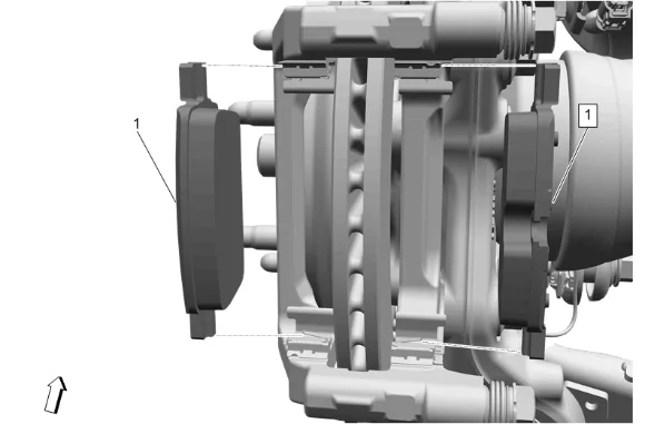 Rear Brake Caliper Bracket Replacement — figure 5