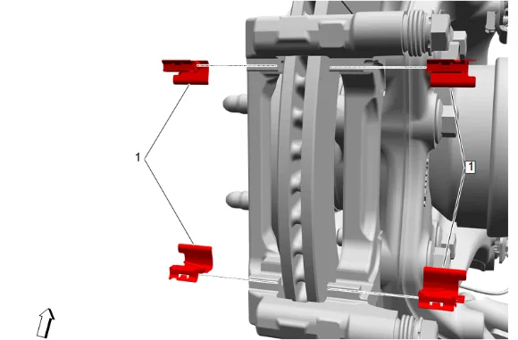 Rear Brake Caliper Bracket Replacement — figure 6