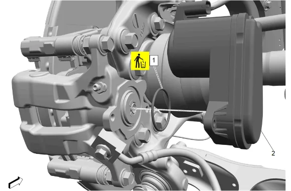 Rear Brake Caliper Replacement — figure 4