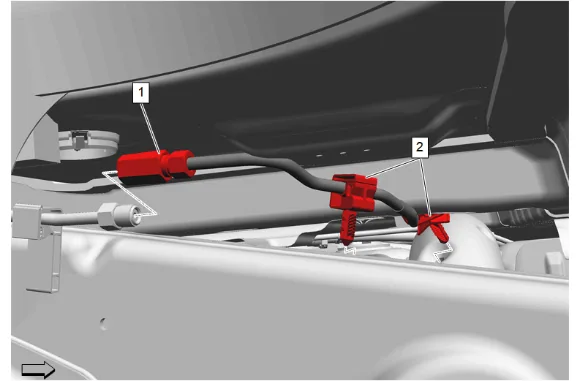 Rear Brake Crossover Pipe Replacement — figure 9