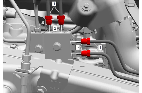Rear Brake Pipe Connector Replacement — figure 6