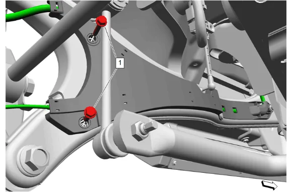Rear Wheel Speed Sensor Replacement - Left Side — figure 5