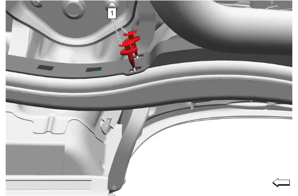 Rear Wheel Speed Sensor Replacement - Right Side — figure 6
