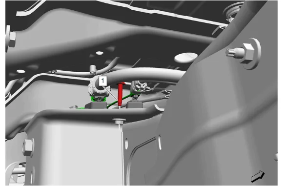 Rear Wheel Speed Sensor Replacement - Right Side — figure 8