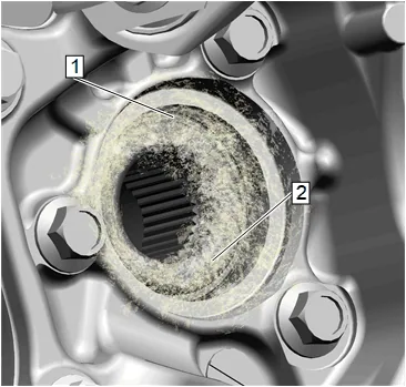 Wheel Speed Sensor Reluctor Ring Cleaning and Inspection — figure 1