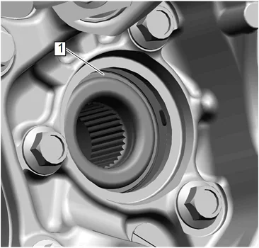 Wheel Speed Sensor Reluctor Ring Cleaning and Inspection — figure 2