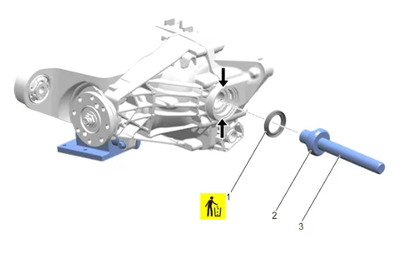 Differential Bearing Replacement (G96) — figure 27