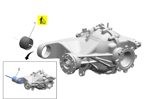 Differential Carrier Bushing Replacement - Front (G86) — figure 10