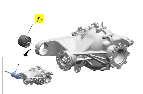 Differential Carrier Bushing Replacement - Front (G86) — figure 11