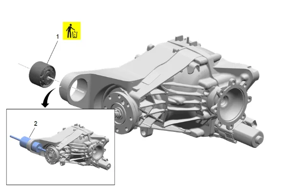 Differential Carrier Bushing Replacement - Front (G96) — figure 12
