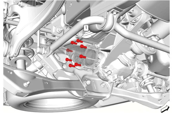 Differential Carrier Bushing Replacement - Rear (G96) — figure 3