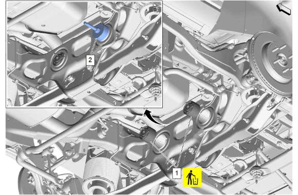 Differential Carrier Bushing Replacement - Rear (G96) — figure 13