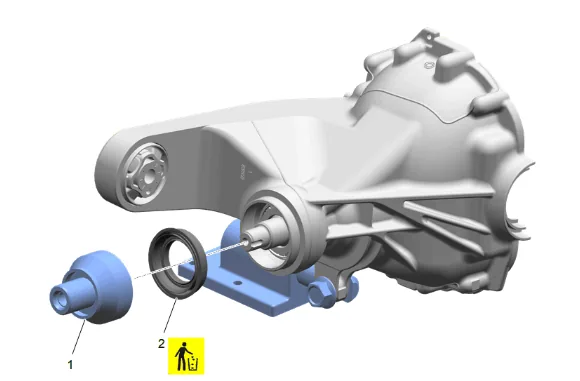 Differential Drive Pinion Gear Inner Bearing Replacement (G86) — figure 31