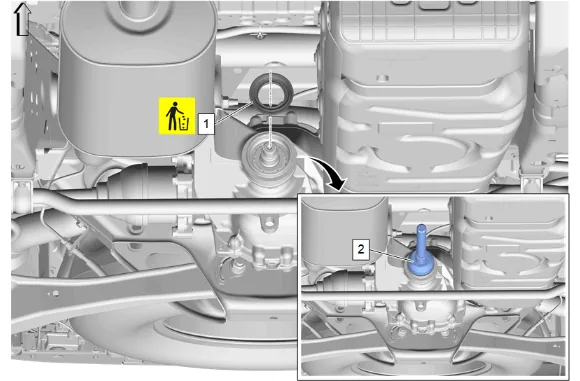 Differential Drive Pinion Gear Yoke Replacement (G86) — figure 5