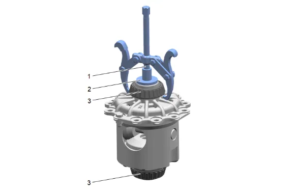 Differential Ring and Pinion Gear Replacement (G86) — figure 20