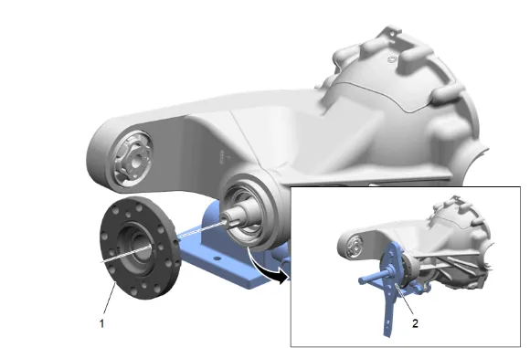 Differential Ring and Pinion Gear Replacement (G86) — figure 22