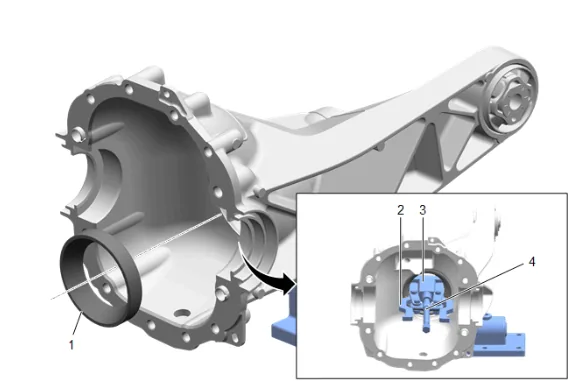 Differential Ring and Pinion Gear Replacement (G86) — figure 26