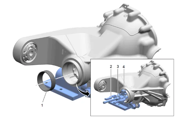 Differential Ring and Pinion Gear Replacement (G86) — figure 27