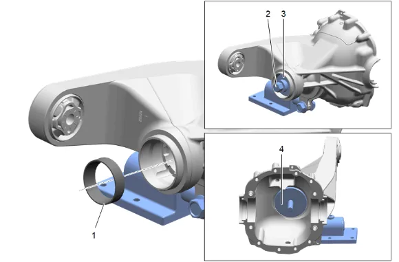 Differential Ring and Pinion Gear Replacement (G86) — figure 29