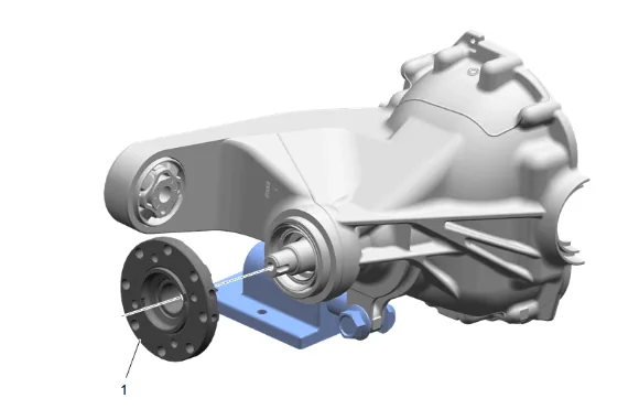Differential Ring and Pinion Gear Replacement (G86) — figure 33