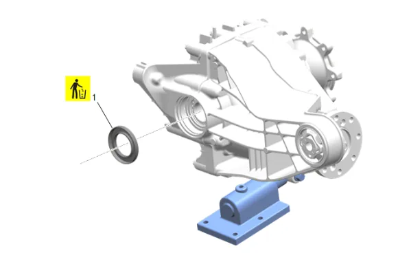 Differential Ring and Pinion Gear Replacement (G96) — figure 15