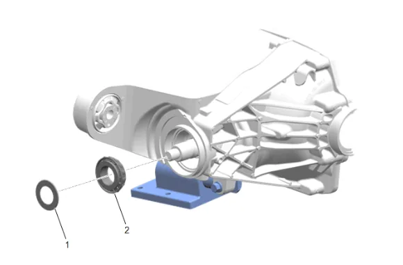 Differential Ring and Pinion Gear Replacement (G96) — figure 28