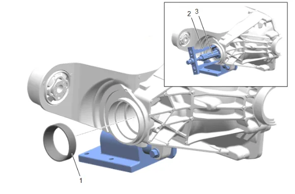 Differential Ring and Pinion Gear Replacement (G96) — figure 31
