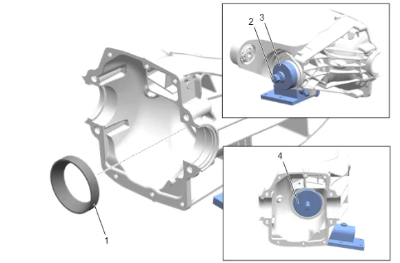 Differential Ring and Pinion Gear Replacement (G96) — figure 32